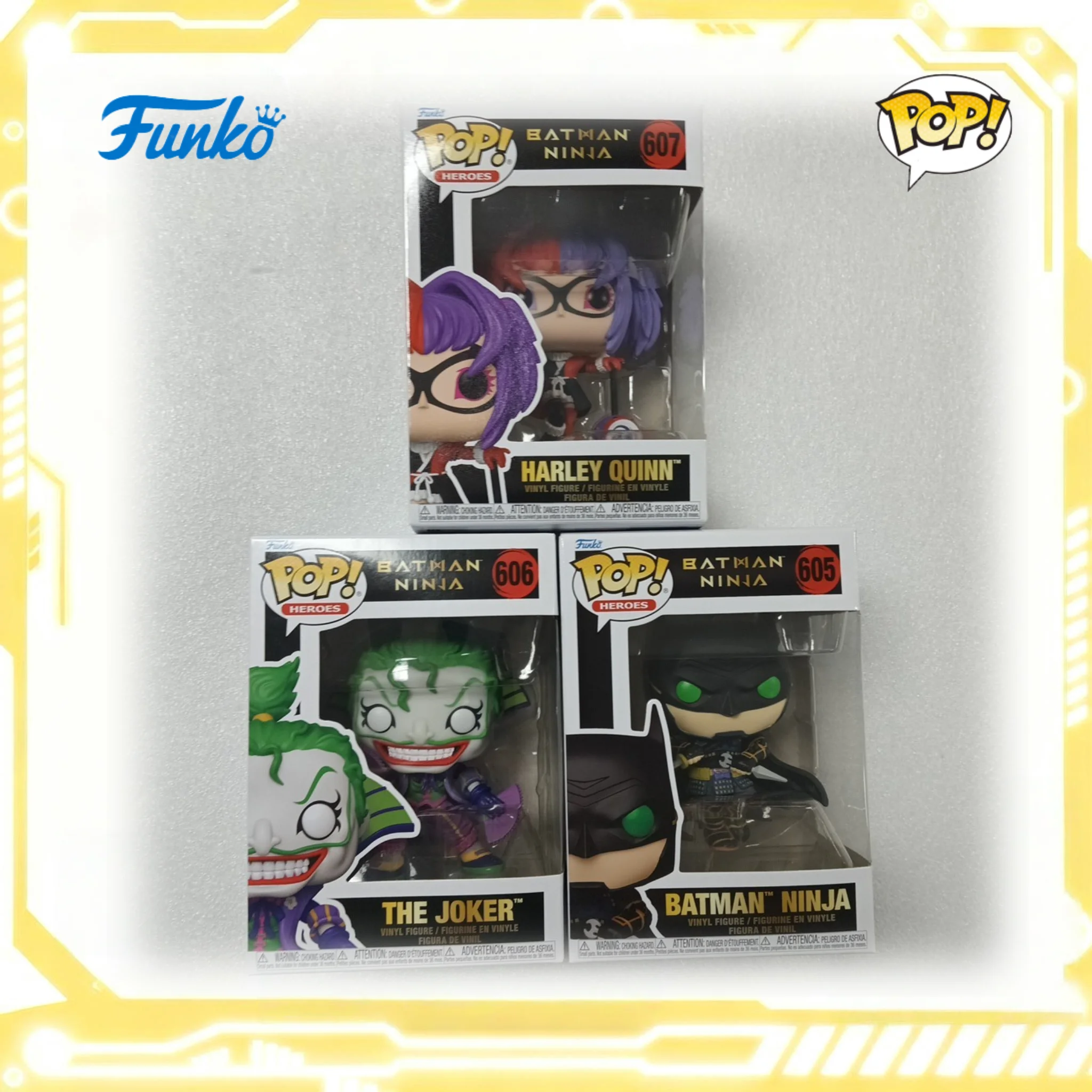 

DC Comics The Joker Harley Quinn Batman Ninja Figure -Funko Pop Official Genuine Collect Limited Edition Statue Batman Fans Gift