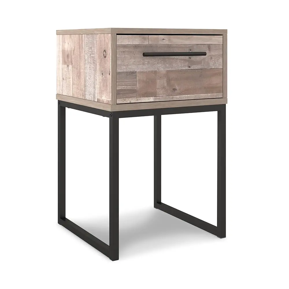 

Neilsville 1 Drawer Night Stand Nightstand, 26"" Tall, Light Brown