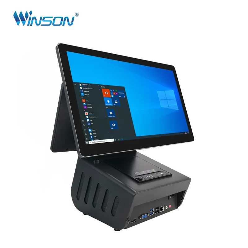15.6 Inch Touch Screen All-in-One POS System Smart  Restaurant Cash Register Terminal For Restaurants Retail POS Machines
