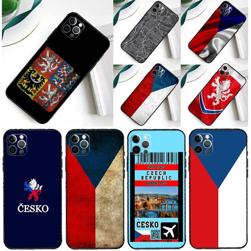Czech Republic Flag For Samsung Galaxy A34 A54 A14 A55 A35 A15 A53 A33 A13 A05 A06 A16 A22 A32 A52 Phone Case