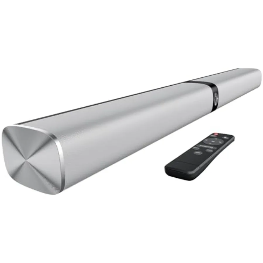 80W Sound Bar for Smart TV with Bluetooth ARC Optical and AUX Connectivity for Seamless Audio Enhancement in Home Theater Gamin