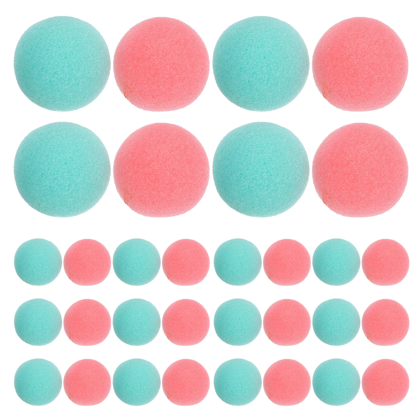 40Pcs Sponge Clown Nose Red Lightweight Comfortable for Cosplay Festival Party Carnival Circus Decorative Accessory