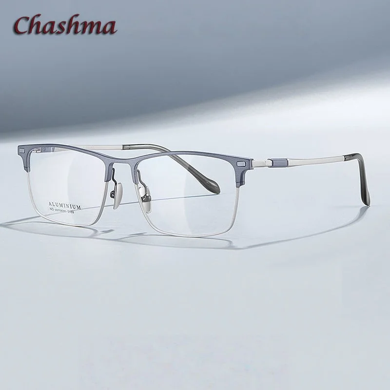 

11 g Chashma Prescription Glasses Men Ultra Light Aluminum-Magnesium Titanium Optical Frame for Male Spring Hinge Eyewear