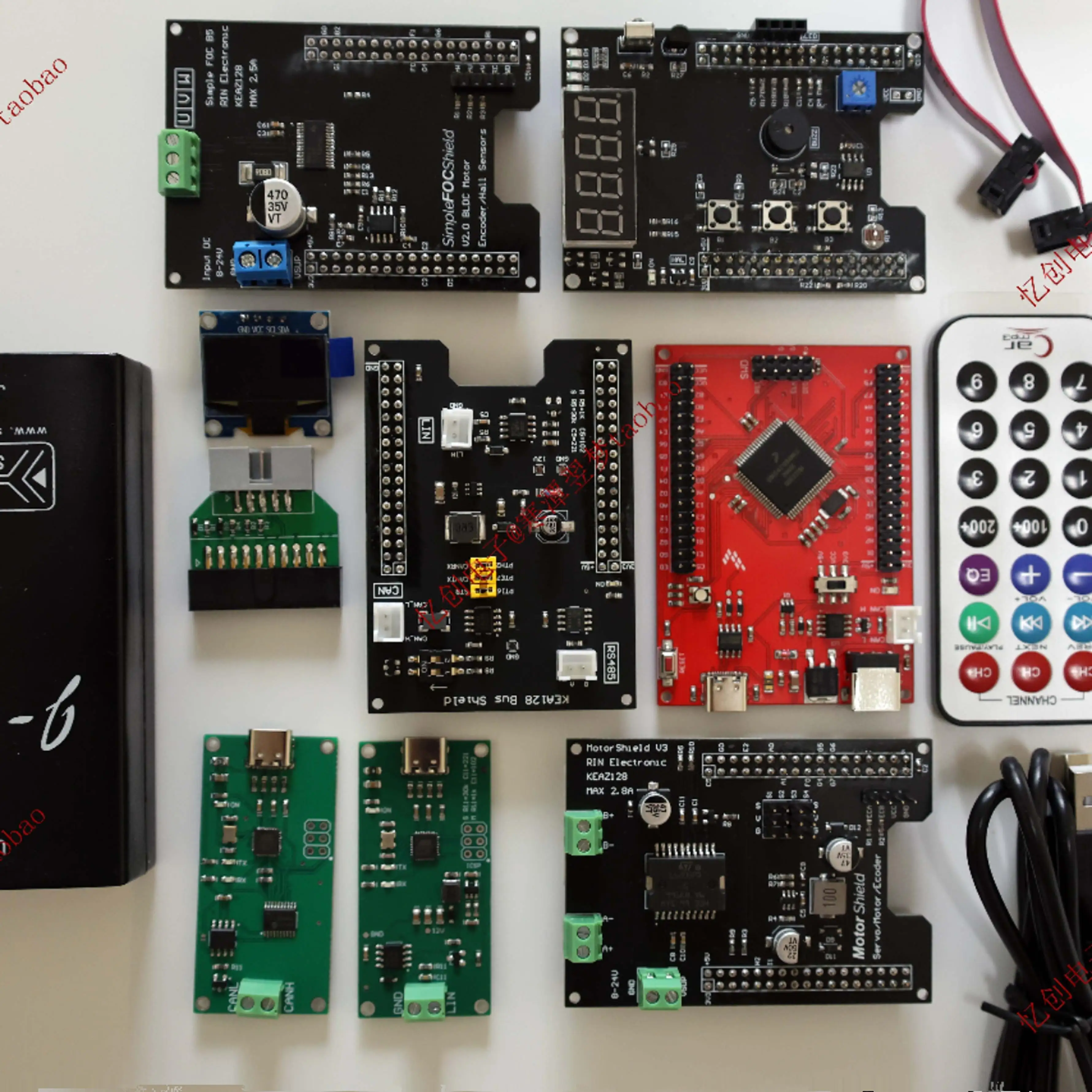 Placa de desenvolvimento KEA128 s9keaz128 ARM de grau automotivo