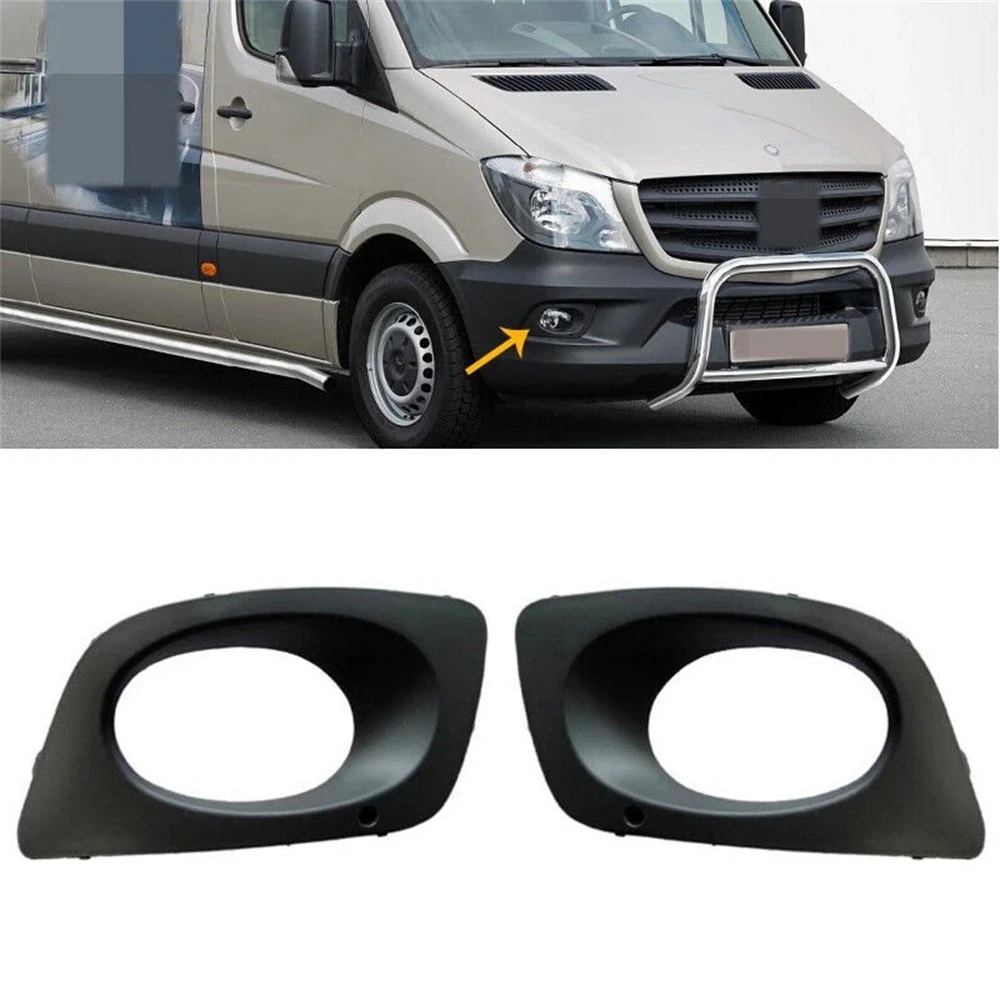 

New Car Front Bumper Fog Lamp Foglight Cover With Hole For Mercedes Sprinter W906 9068850253 9068850353 Car-styling