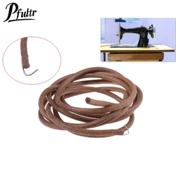 1PC 183cm Leather Belt Treadle Parts With Hook for Singer Sewing Machine 5mm Household Home Old Sewing Machines Accessory