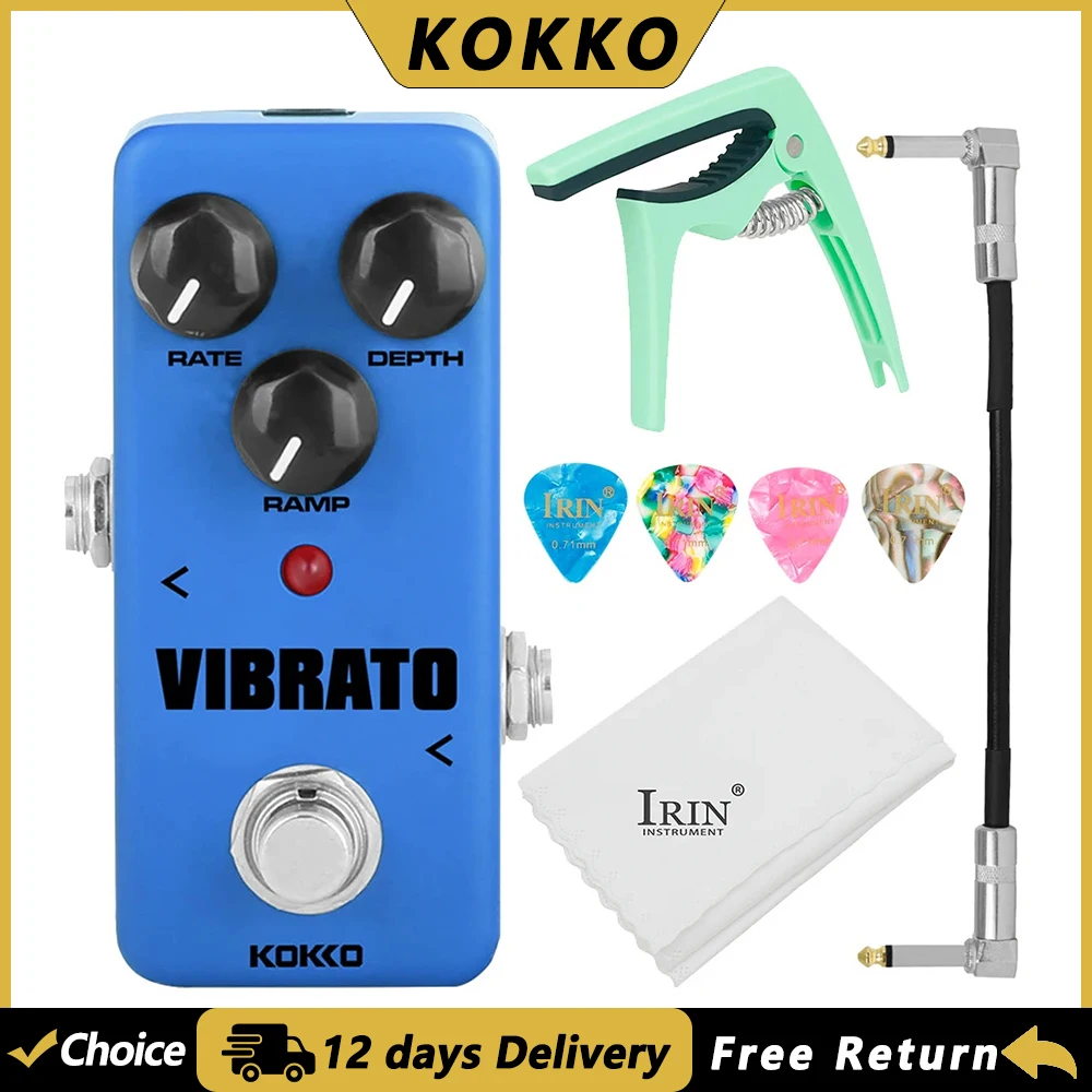 

KOKKO гитарная педаль эффектов тремоло, традиционная педаль эффектов вибрато, электрогитара, бас-педаль, детали и аксессуары для гитары