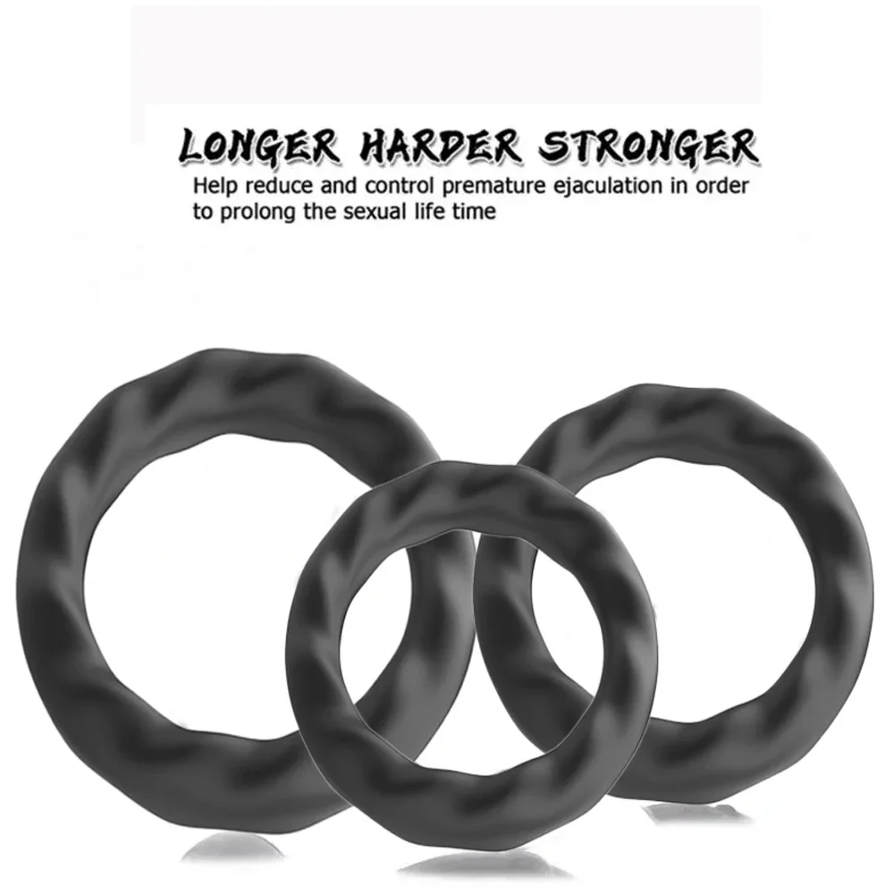 سيليكون القضيب الدائري القذف تأخير خواتم الديك ديك الانتصاب كوكرينج الذكور العفة الكبار الجنس لعب للرجال قفل الحيوانات المنوية المدرب