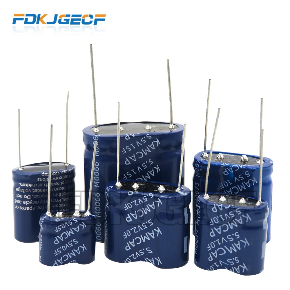 1PCS Super capacitor farad capacitor combination type 5.5V 0.5F 1.0F 2.0F  2.5F 3.5F 4.0F 5.0F 7.5F 10F 15F