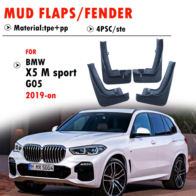 

FOR BMW X5 M sport G05 X5X X5M Mudguard Fender Mud Flap Guards Splash Mudflaps Car Accessories 4cps 2019 2020 2021 2022 2023+