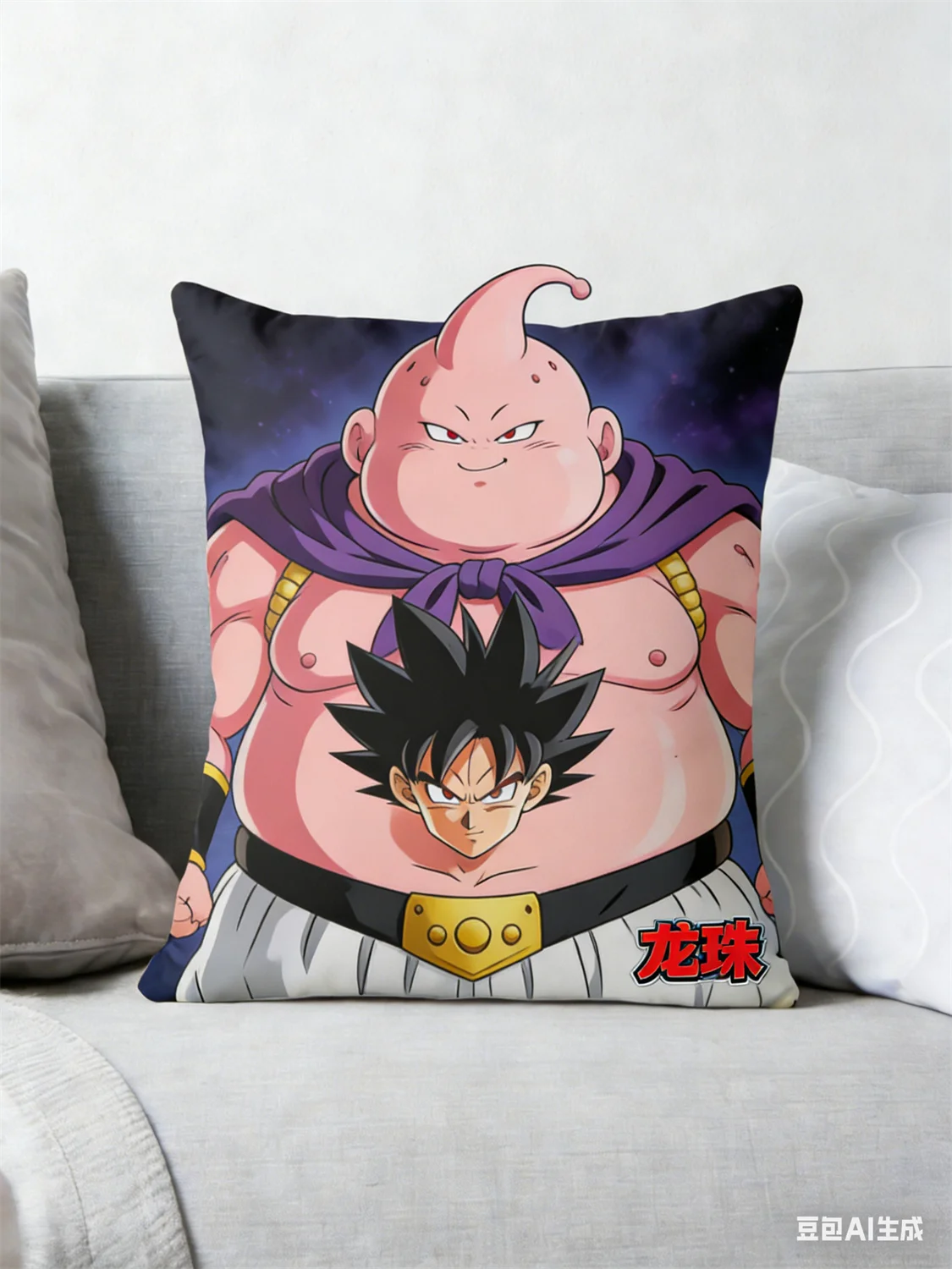 

Dragon Ball Pillow, Anime Fan Favorite Goku & Vegeta Print Decorative Pillow for Fans, Anime Home Decor and Anime Enthusiast Sty