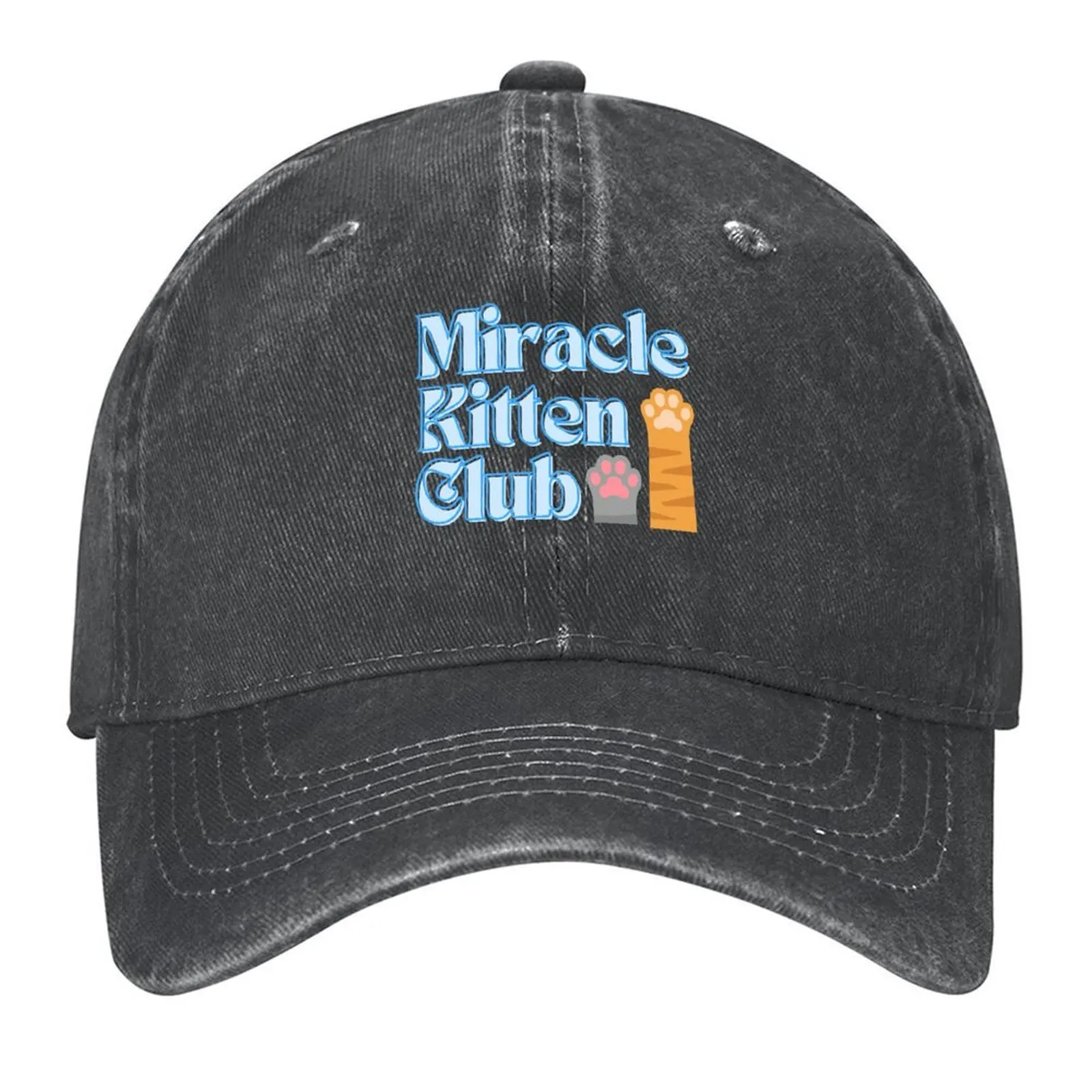 

Miracle Kitten Club Logo Baseball Cap Hat Man For The Sun Sun Hat For Children beach hat derby Girl'S Hats Men's