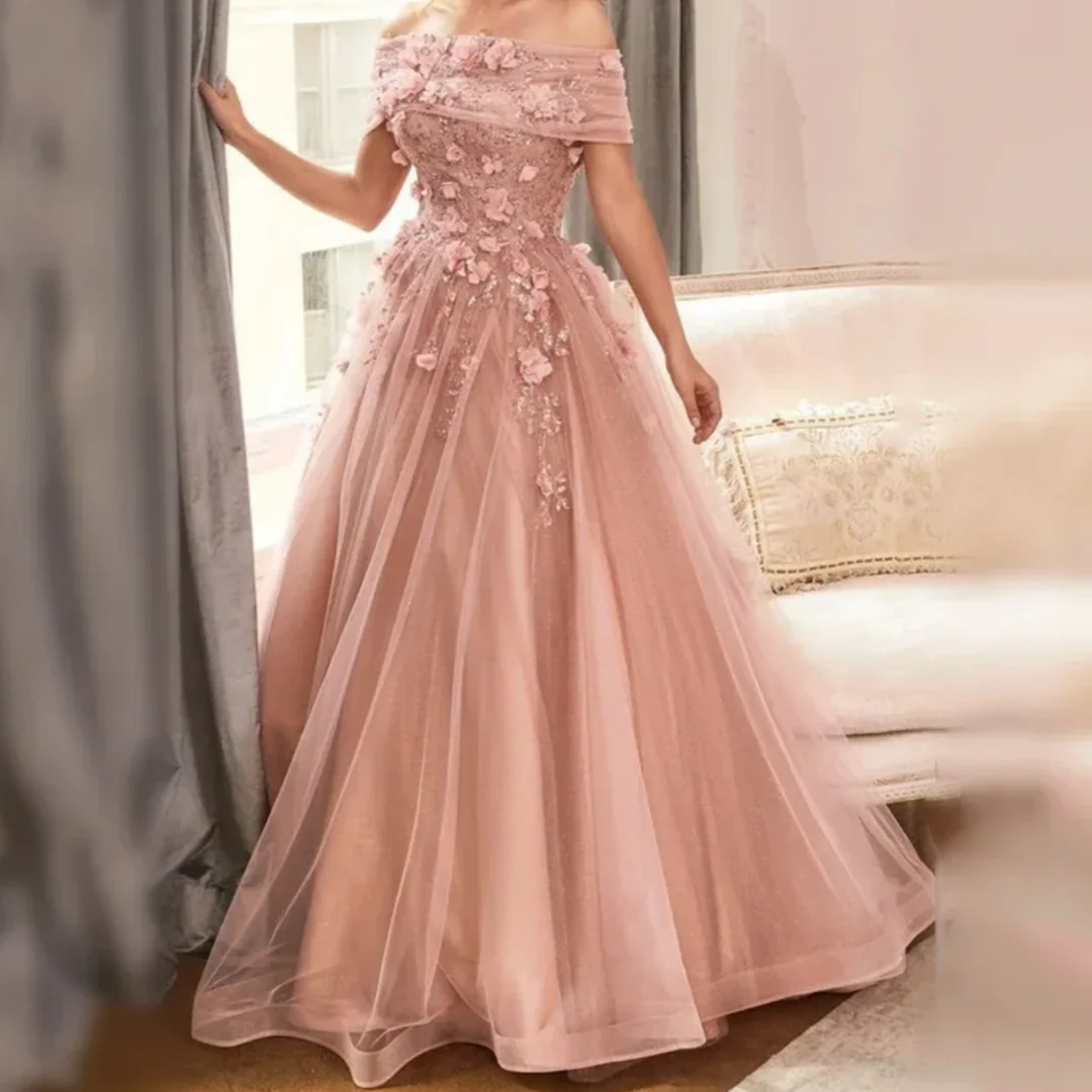 Robe Long Luxury Suitable Request Prom Occasion 2025 Wedding Formal Elegant Women Dresses for Party Evening Gown Customized