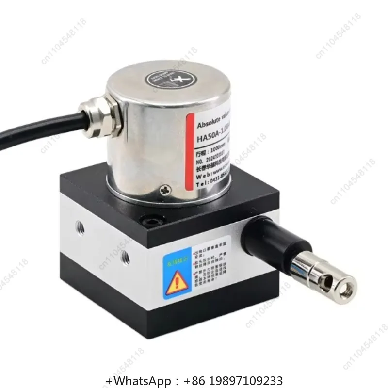 

1000mm 4-20mA 0-5V Position Displacement Sensor Wire Pull Encoder Range Resistance 0-10K Output