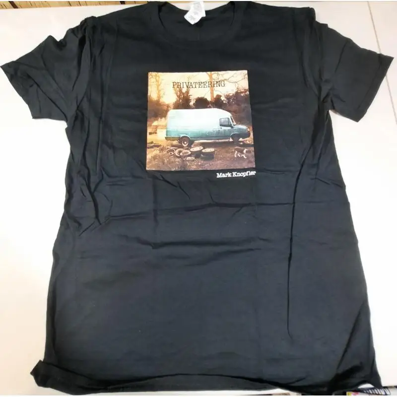 Mark Knopfler Privateering 2013 U.S Tour T Shirt Dire Straits L