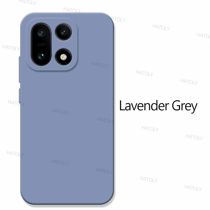 HAFFAN Custodia in Silicone TPU Compatibile con HONOR X8c (6.7 inches), Cover Case Protettiva per Cellulare - Grigio lavanda