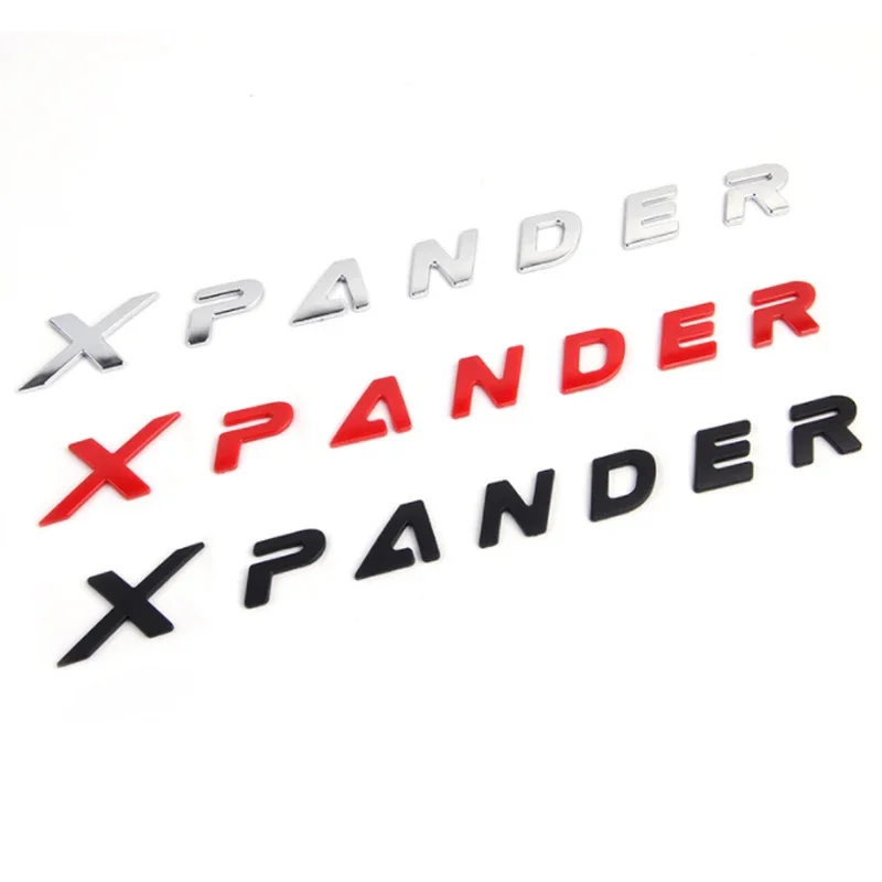 

XPANDER letter front hood logo Car stickers for Mitsubishi XPANDER modification label accessories rear trunk emblem decoration