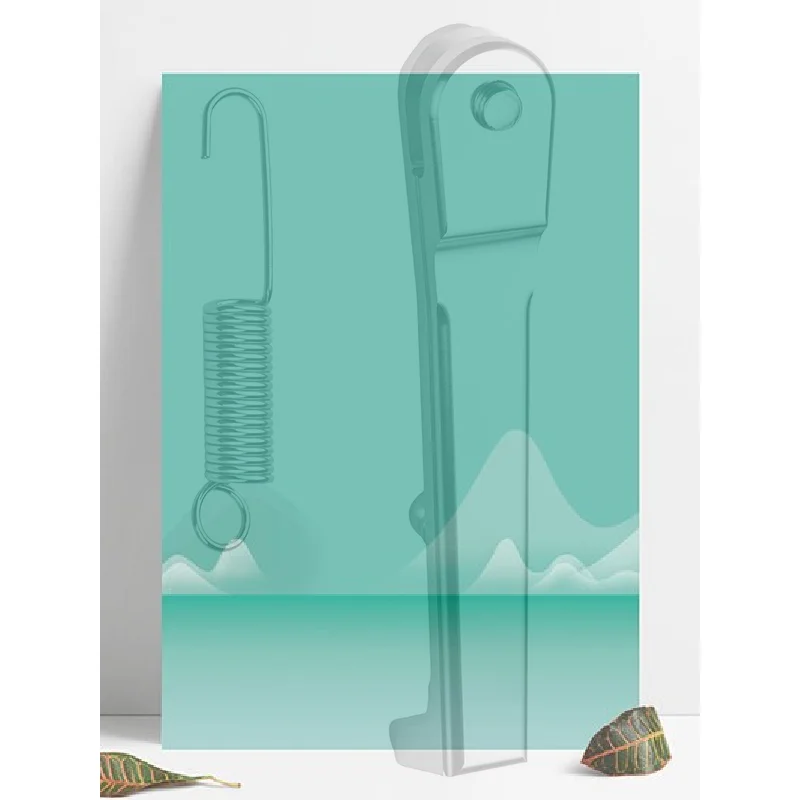 

1 Set Aluminum Alloy Edge Bracket Wear-resistant Motorcycle Side Bracket Short CNC Single-sided Foot Brace