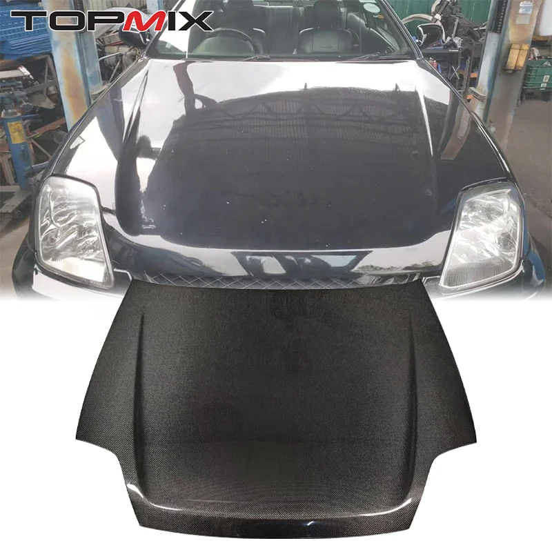 

Капот двигателя из высококачественного карбона в стиле OEM для Honda Prelude VT1 BB4 H22A 1991-1996 годов