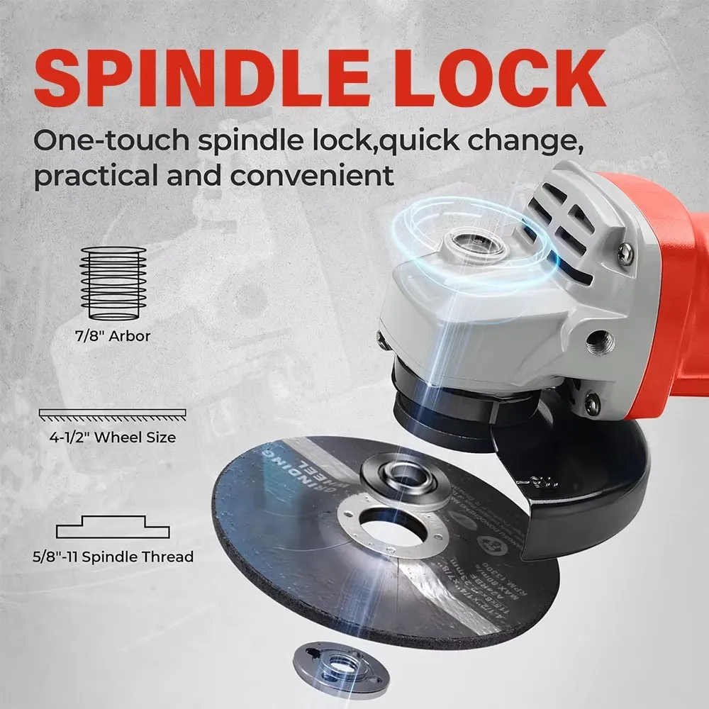 Electric Cutting Machine Single Speed Multifunctional Angle Grinder Polishing Hand Grinding Wheel Rechargeable Fine Handle