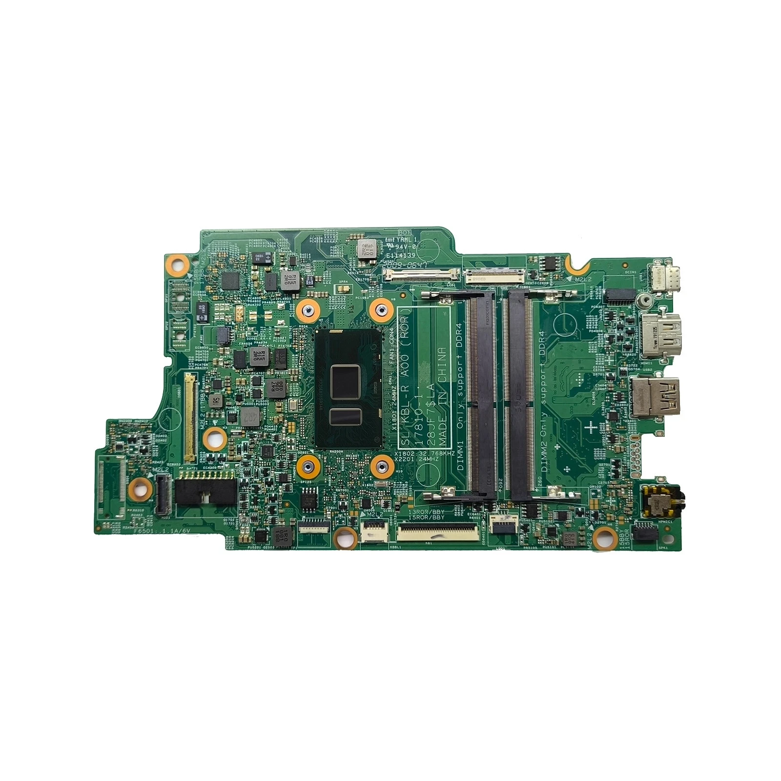 

02J4JT For Latitude 3390 2-in-1 Motherboard 17810-1 Pentium 4415U