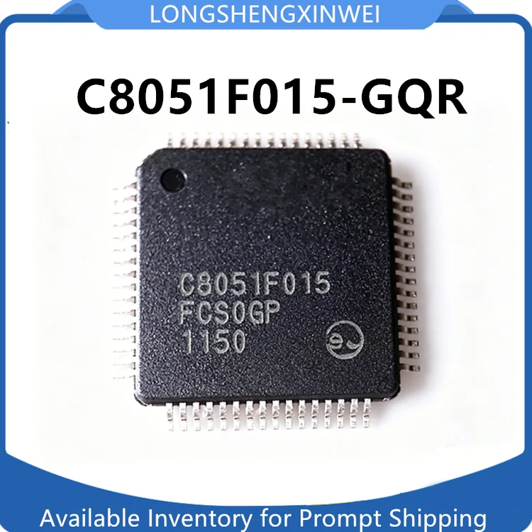 1PCS New Original C8051F015-GQR QFP64 Microprocessor Chip ic in Stock
