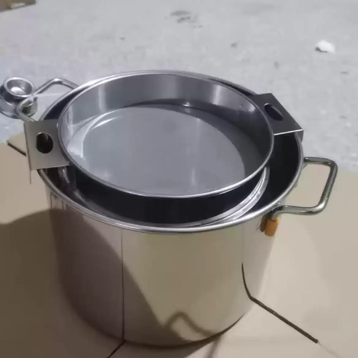 Extra Fine Stainless Steel Oil Filter Screen High Temperature Large Oil Strainer For Commercial Fryer Residue Filtration