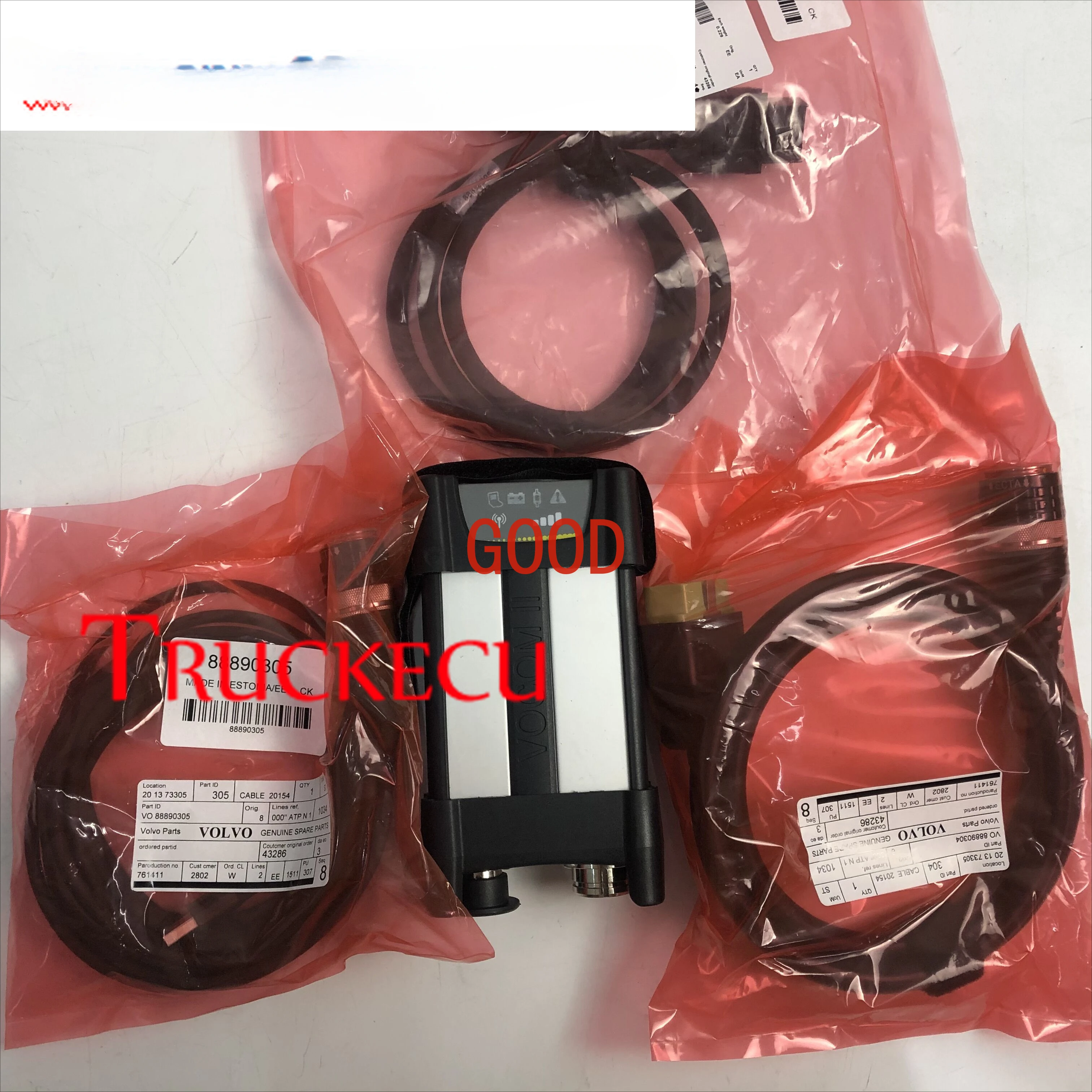 

2 vocom II 88890400+2.8 ptt technical tool dev2 VCADS V3 V4 truck excavator fh fm euro6 diagnostic tool+CF52 laptop