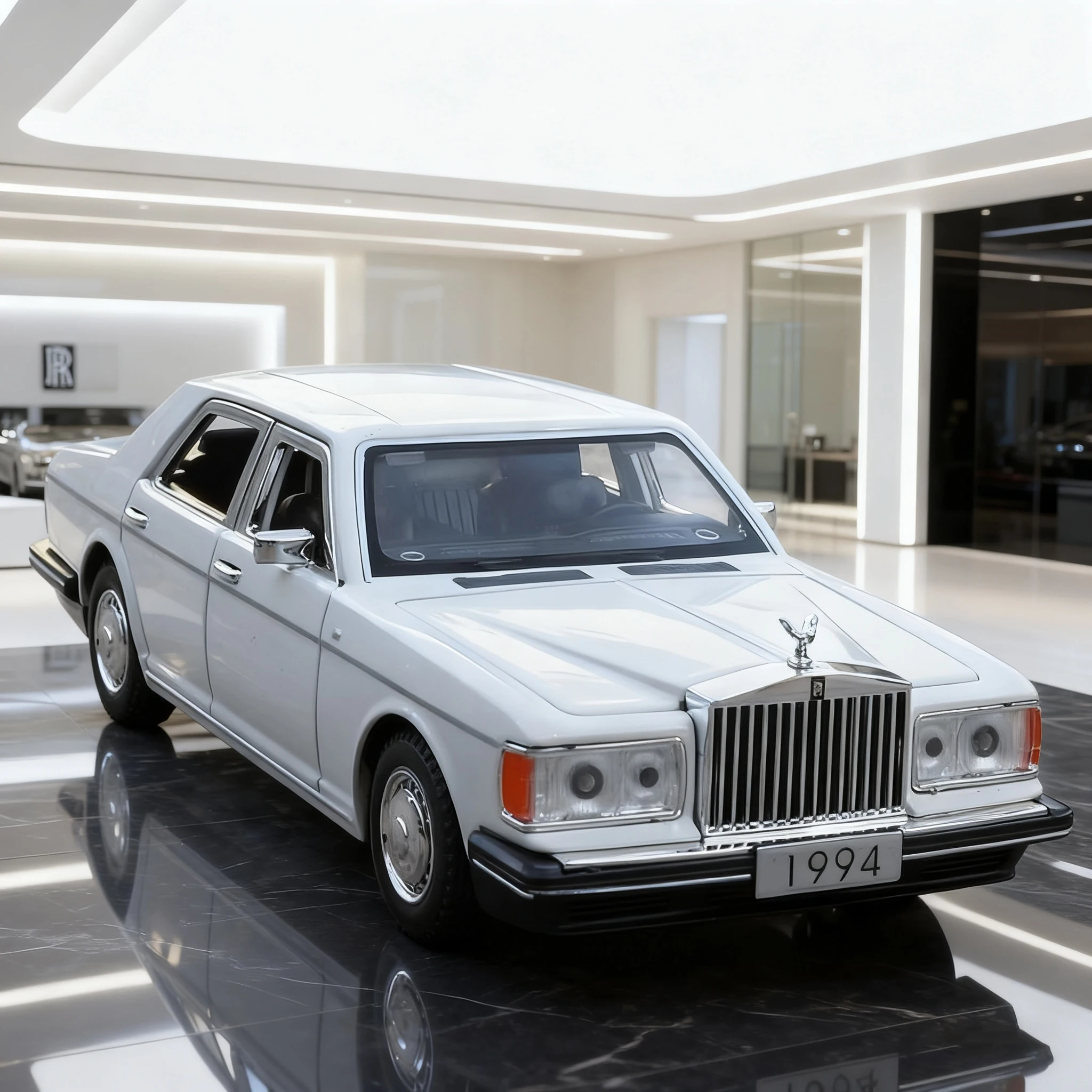 1:32 Rolls Royce Silver Seraph Legierung Automodell Sound und Licht zurückziehen Kinderspielzeug Sammlerstücke Geburtstagsgeschenk