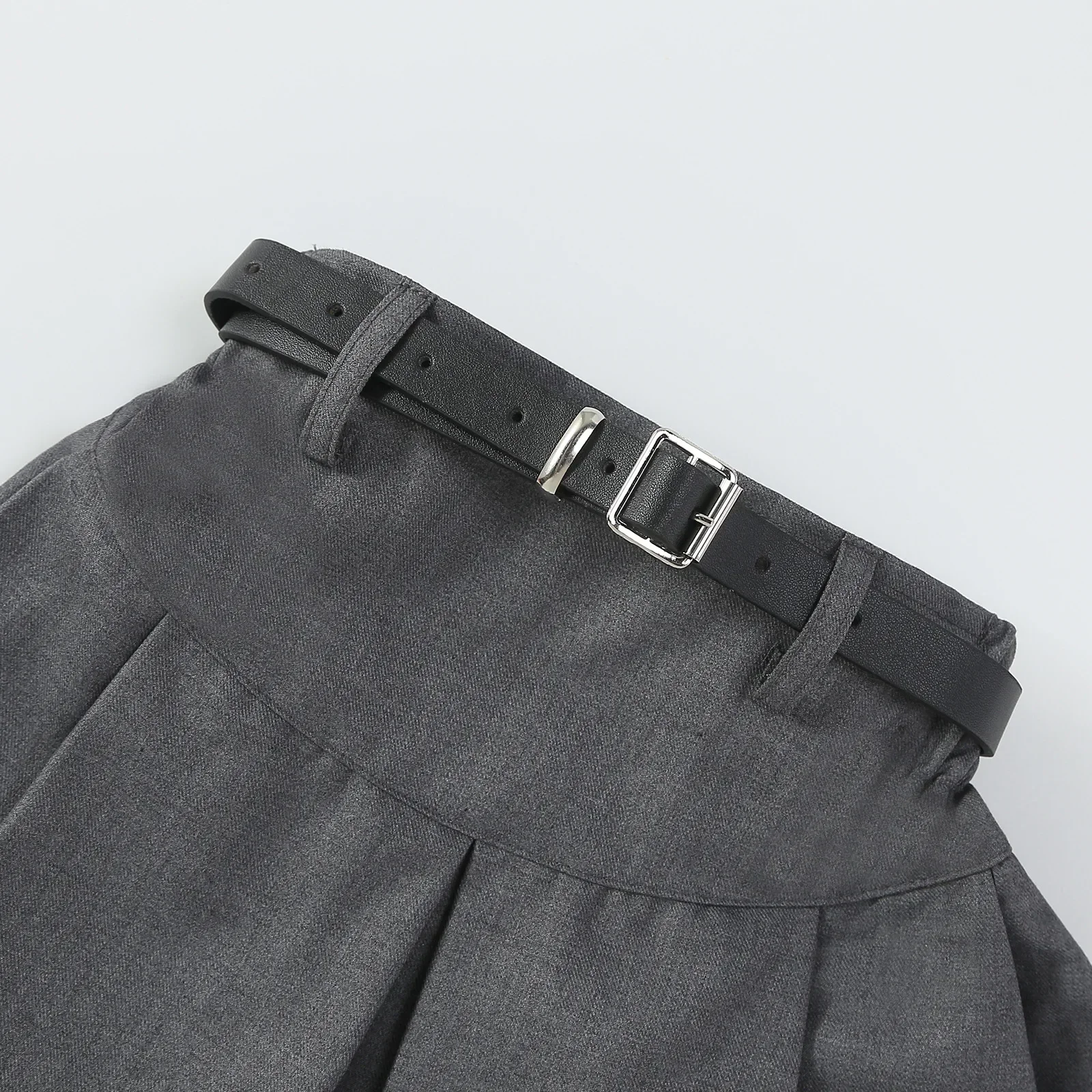Girls Suit Skirts College Style Fashion High Waist Short A-line Pleated Skirt 3 To 13 Year Teen School Uniform Kids Group Skirt