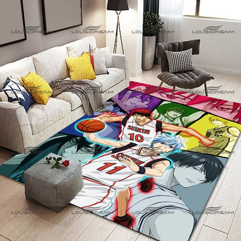 Beautifully Animated Carpet Square Flannel Kuroko's Basketball Rugs Modern Home Living Room Floor Mats Bedroom Carpet