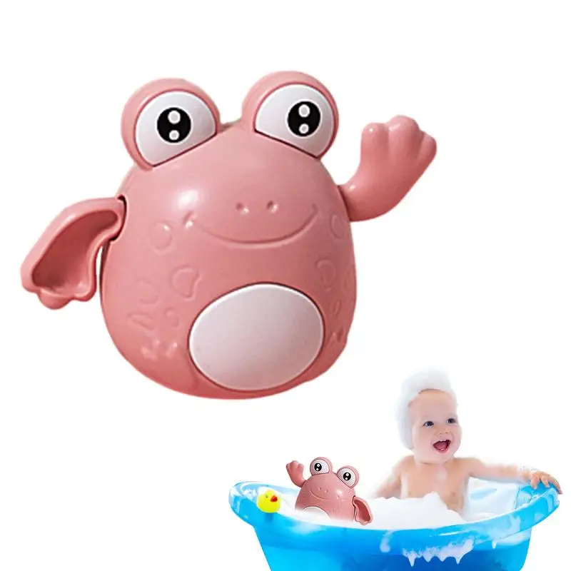 

Adorable Kids Wind-Up Swimming Frog Bath Toy Floating Clockwork Bathtub Toys Birthday Gift For Preschool Toddler Boys Girl