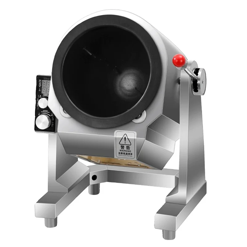 Fully Automatic Stir-Frying Machine Commercial Intelligent Drum Stir-Frying Robot Cooking Pot for Stir-Frying Rice, Noodles,