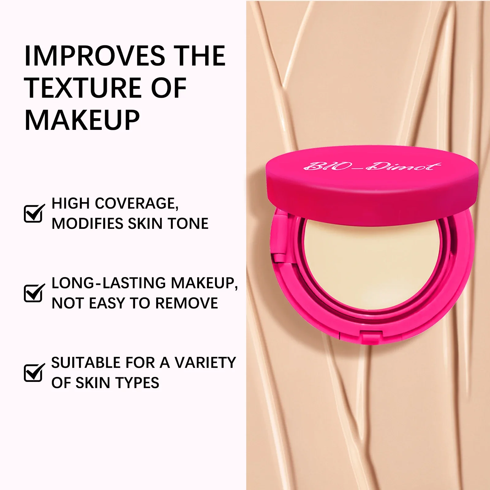 BB Cream Luchtkussen Compact Make Up Foundation Concealer Cream Verheldert de huidskleur Luchtkussen voor gezichtscosmetica Make-up