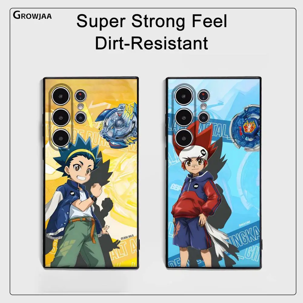 Чехол для телефона Hot Anime B-Beyblade для Samsung Galaxy S25 S24 S23 S22 S21 S20 Ultra Plus Frosted Soft Cover Funda Чехол для телефона Hot Anime B-Beyblade для Samsung Galaxy S25 S24 S23 S22 S21 S20 Ultra Plus Frosted Soft Cover Funda