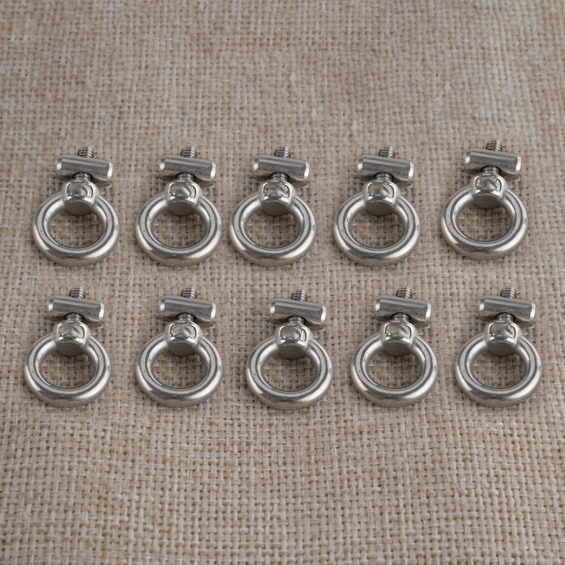 

10pcs Stainless Steel M6 Piping Rail Stopper Ring Fit For RV Camper Awning Tent Sliding Track