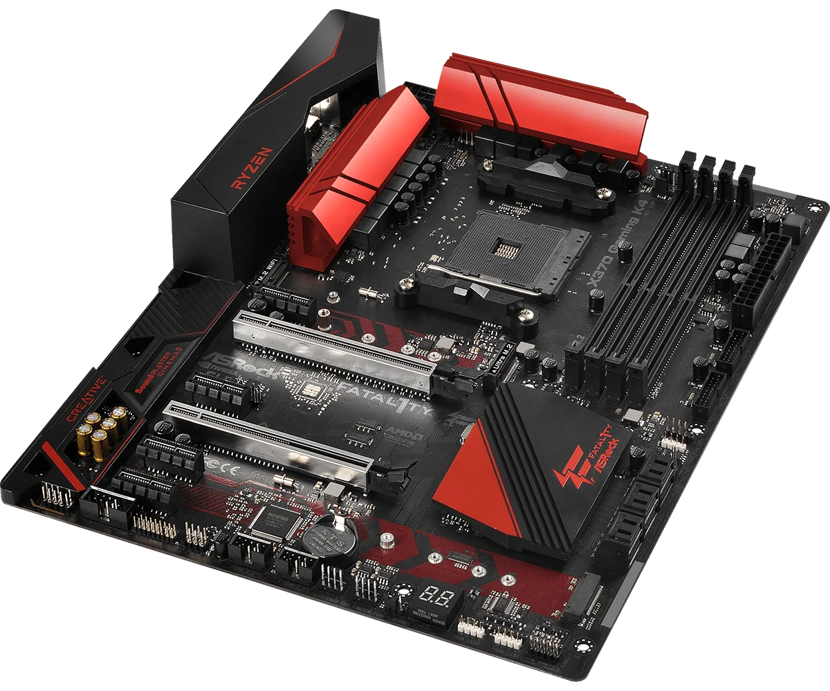 X370 Motherboard ASRock Fatal1ty X370 Gaming K4AM4 DDR4 64GB M.2 ATX support Ryzen Ryzen 5600 5300G 4650 4355G 4700 1600 cpu