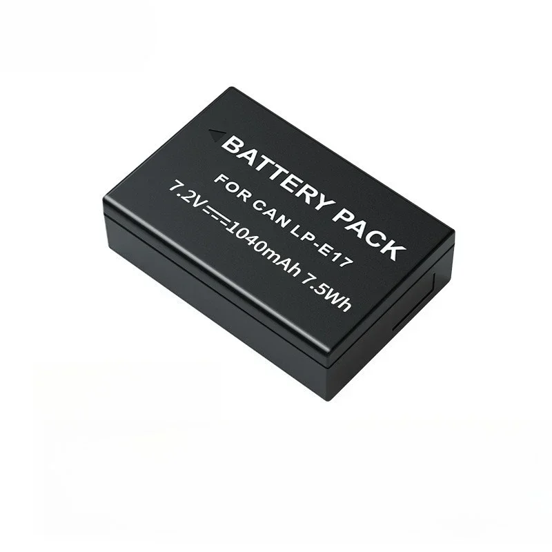 2PCS 7.2V 1040mAh LP-E17 LPE17 E17 Battery for Canon EOS RP M3 M6 200D 77D 750D 800D, Rebel T6i T8i T6s SL2, KISS X8i Camera