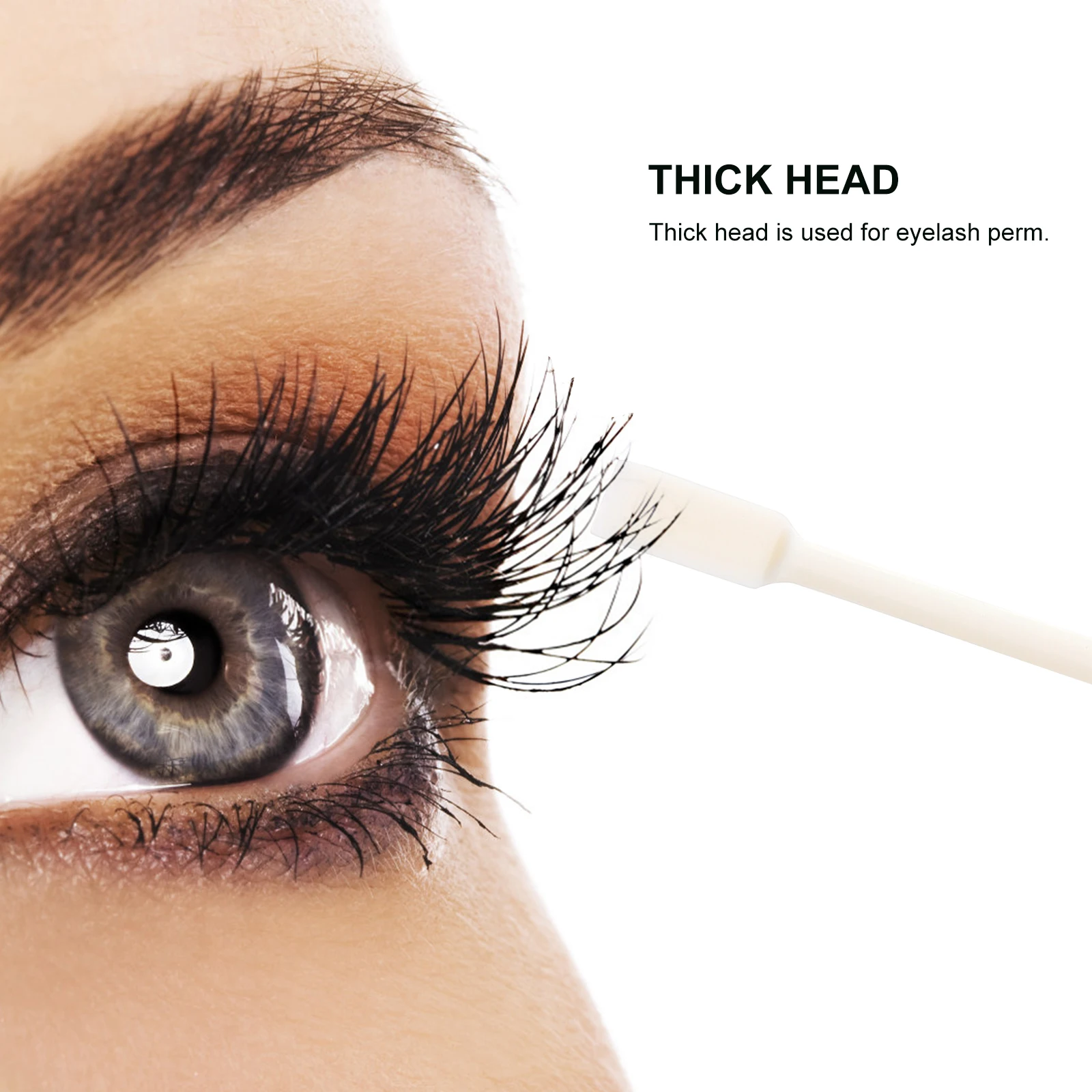 100 قطعة أداة رفع الرموش الساخن لاش تمديد إبرة رمش رافع يختار البلاستيك مقاومة للحرارة لاش تطعيم أدوات