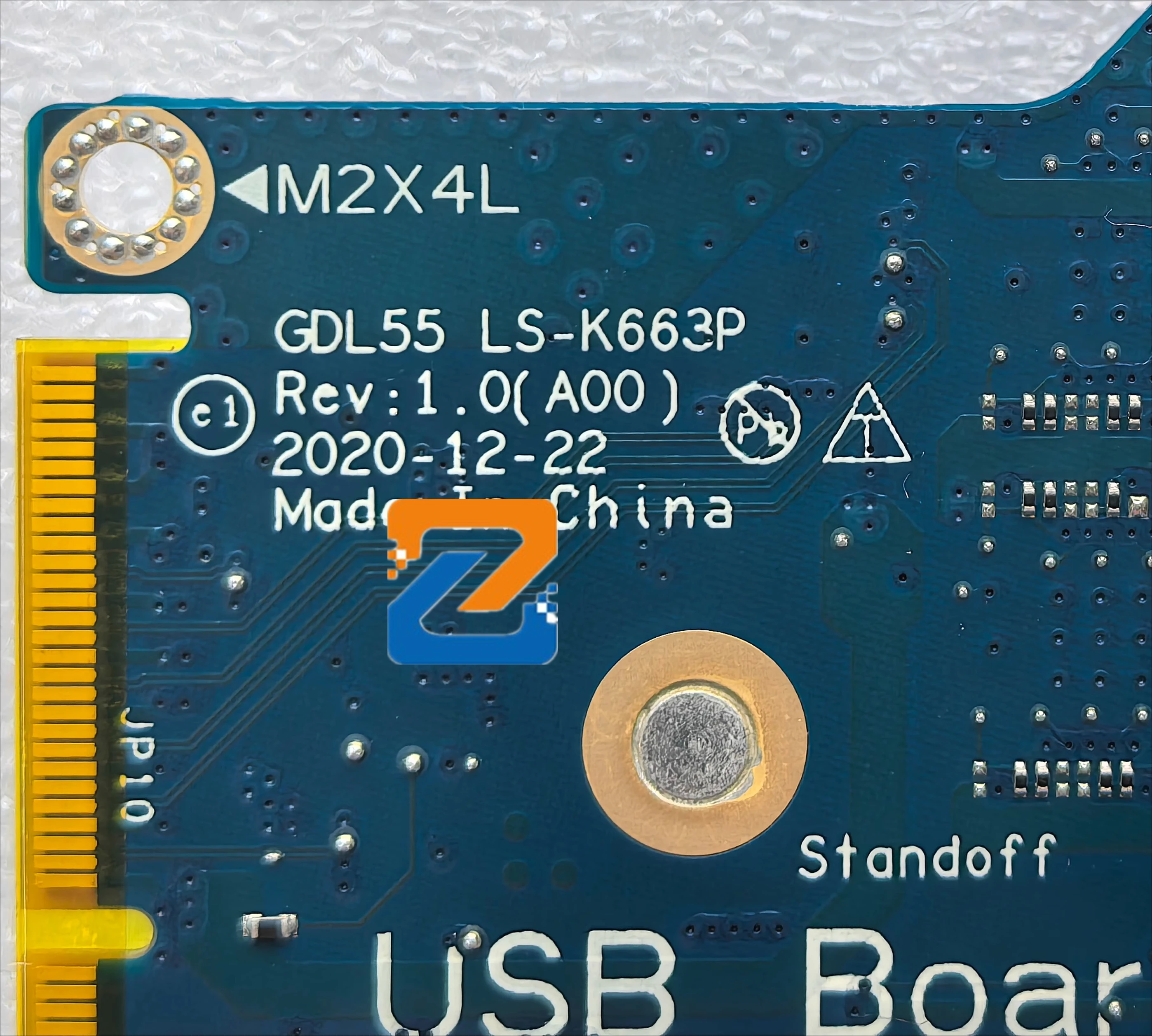 PER Dell G15 5510 5511 USB Piccola Scheda IO Piccola Scheda LS-K663P 0TR4T5