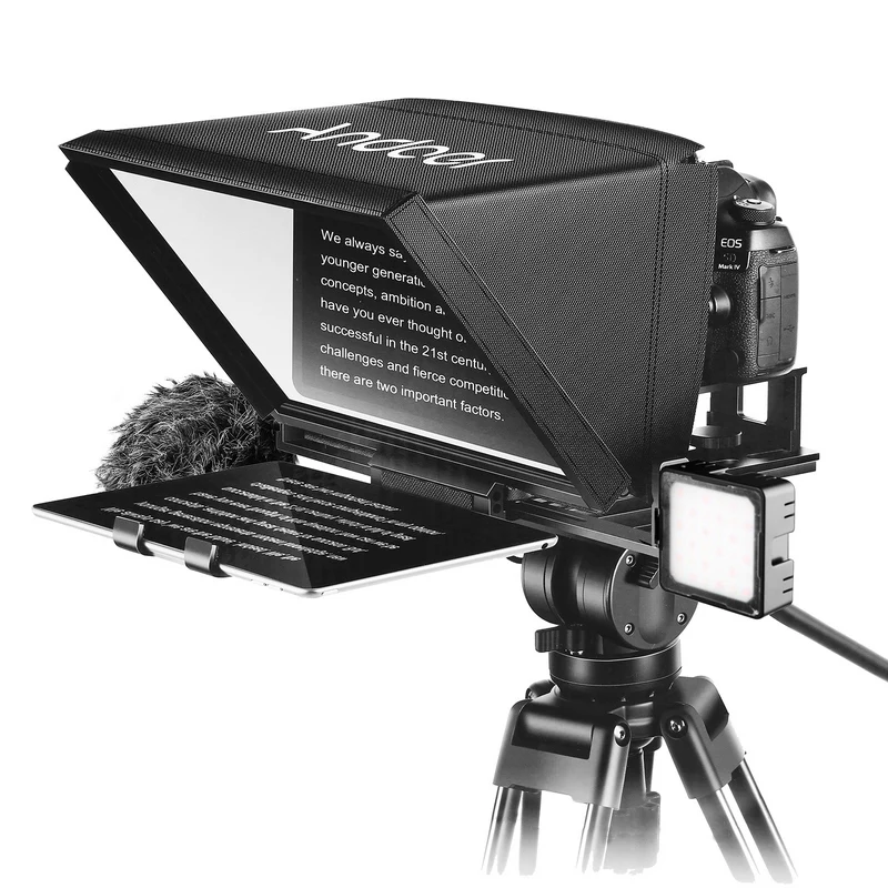 Andoer A12 Портативная камера Телесуфлер-суфлер для DSLR/беззеркальных камер Запись видео Прямая трансляция интервью