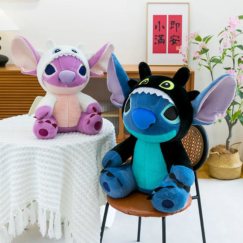 

Дисней Лило и Стич, косплей, беззубий дракон, плюшевые игрушки, плюшевые животные, аниме, мягкая кукла, домашний декор, подушка для сна