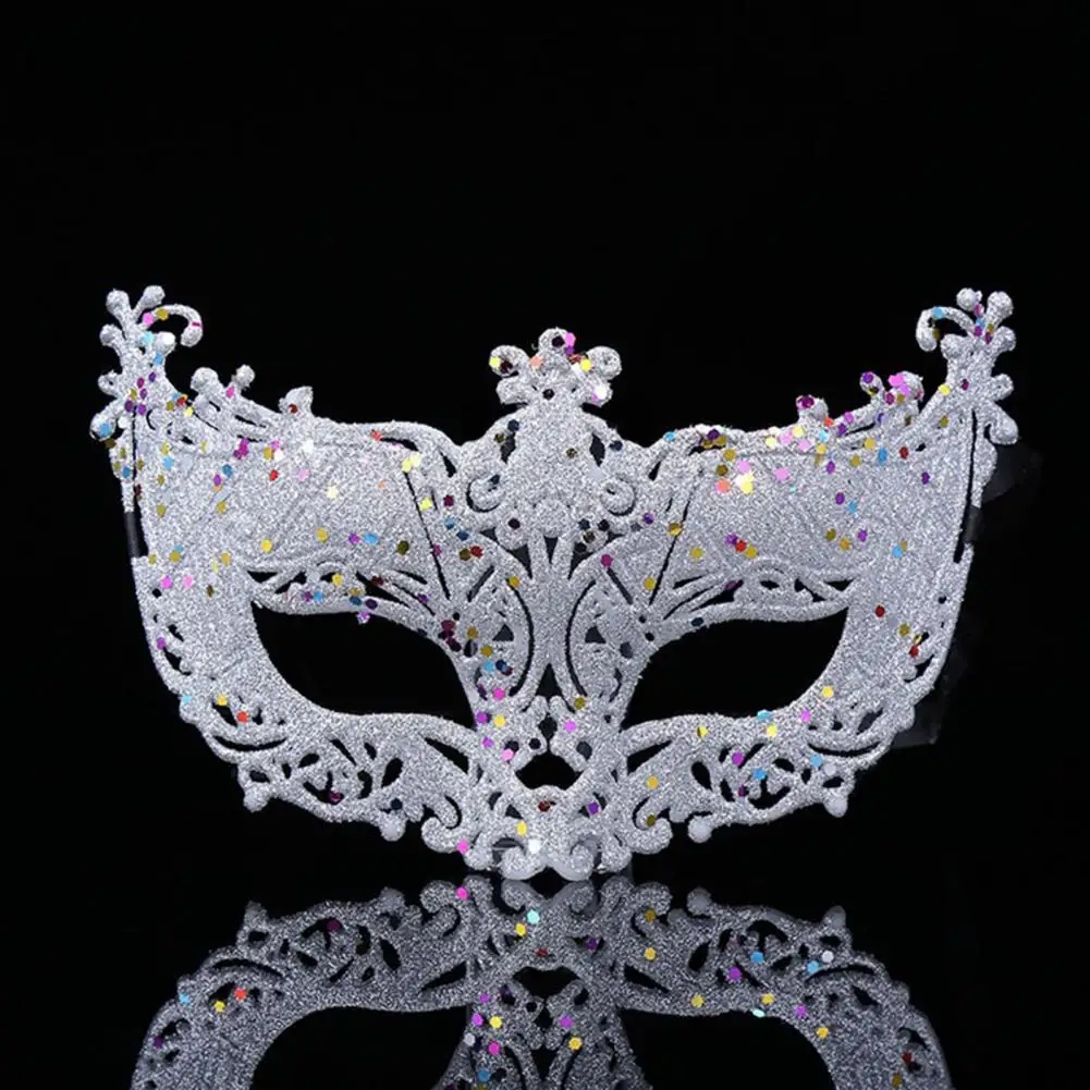 

Sequins Masque Hollow Out Cosplay Face Masque Tiara Anime Eye Mask Christmas Halloween Masquerade Party Masque Photography Prop