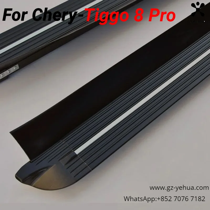 For Chery Tiggo 8 Pro Accessory 2020 -2023 Stainless Car Door Sill Kick Scuff Plate Guard Pedal Protector Cover Trim Styling