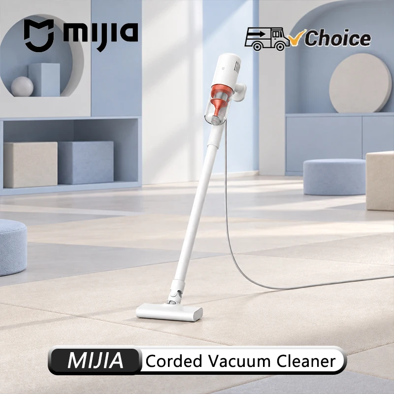 Original MIJIA Corded Vacuum Cleaner 600W Cyclone Suction 99.7% Filtration One-Touch 0.5L Dust Cup Multi-Surface Dry 220V 5M CN