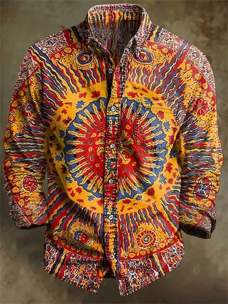 Ethnic Fashion Style - New Retro Bohemian Mandala Totem 3D