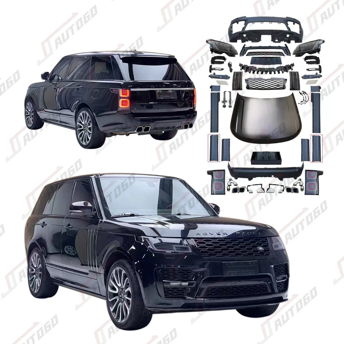 Facelift Refit retrofit Body Kit For Land Rover Range  L405 2013 2014 2015 2016 2017 Upgrade to 2018 2019 2020 2021 2022