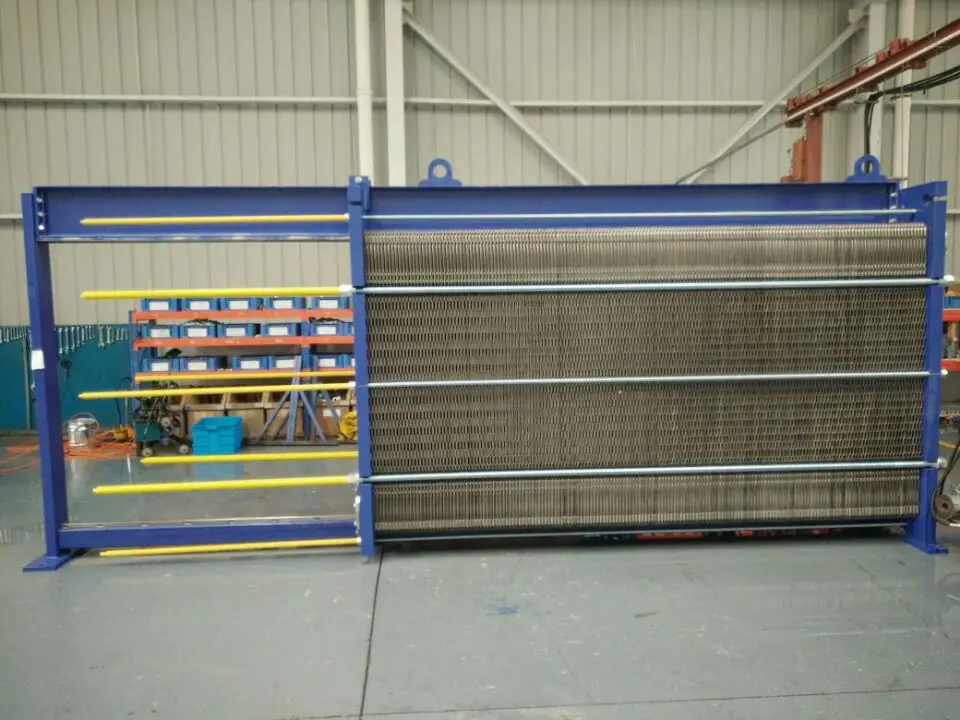 Wide-Gap Plate Heat Exchanger Anti-Clogging Easy Clean Carbon Steel High Productivity for Engine Applications High-Viscosity