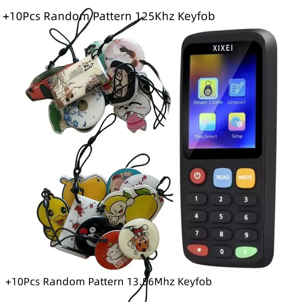 1Pcs Smart Card X7 Reader RFID Key Clone Copier IC ID Token Copy Duplicator 125Khz Badge Writer 13.56Mhz NFC Tag Programmer
