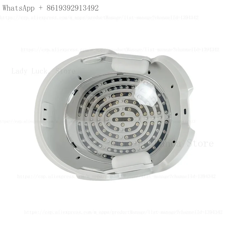 Helm Laser Cahaya Merah untuk Pertumbuhan Rambut & Terapi Anti Rambut Rontok Produk Perawatan Pribadi untuk Pertumbuhan Kembali Rambut